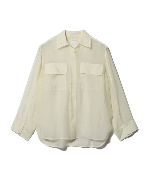【極美品／今季？】エストネーションCOLUMNシアーシャツ／最終価格 COLUMN / シアーフレアブラウス｜ESTNATION ONLINE STORE