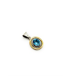 Indian Jewelry | THEATER シアター フラワーモチーフターコイズペンダントトップ  Made in USA(チャーム)