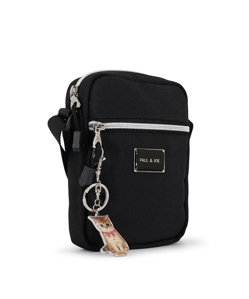 PAUL & JOE ACCESSOIRES(ポールアンドジョーアクセソワ)の「PAUL & JOE ACCESSOIRES (ポール&ジョーアクセソワ)タテ型ミニショルダーバッグ PJA-B1324 カジュアル・プレートメタル(ショルダーバッグ・レディース・ブラック・FREE)」の5枚目の写真
