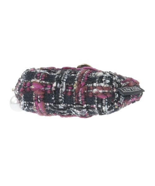 Maison de FLEUR（メゾンドフルール）の「LINTONツイードコインケース（コインケース・レディース・ブラック/オフホワイト・FREE）」の9枚目の写真