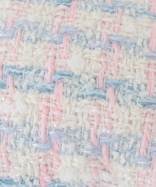 Maison de FLEUR（メゾンドフルール）の「LINTONツイードコインケース（コインケース・レディース・ブラック/オフホワイト・FREE）」の16枚目の写真