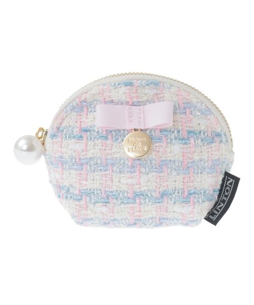 Maison de FLEUR（メゾンドフルール）の「LINTONツイードコインケース（コインケース・レディース・ブラック/オフホワイト・FREE）」の15枚目の写真