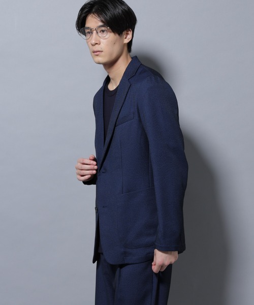 NANO universe（ナノユニバース）の「シャンブレーツイルセットアップ（セットアップ・メンズ・ダークブラウン/ネイビー/ダークグレー・S/M/L/XL）」の9枚目の写真