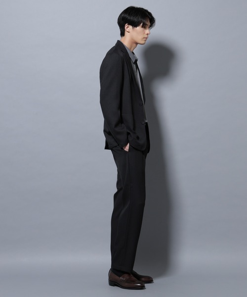 NANO universe（ナノユニバース）の「シャンブレーツイルセットアップ（セットアップ・メンズ・ダークブラウン/ネイビー/ダークグレー・S/M/L/XL）」の21枚目の写真