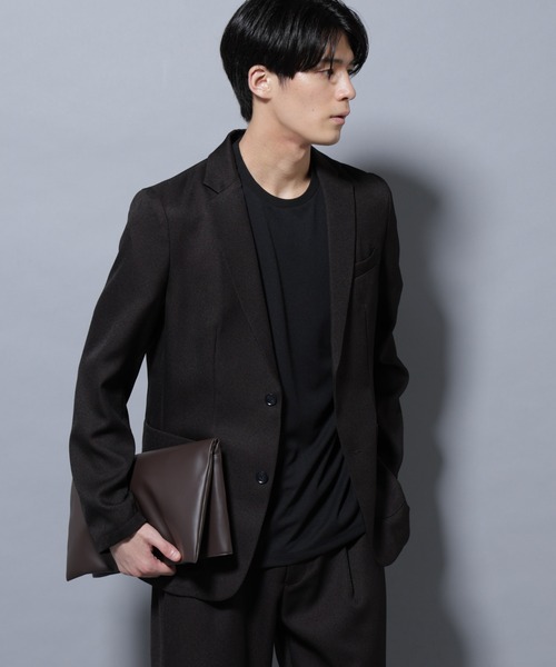 【極美品】nano universe フレキシブルツイル セットアップ Lサイズ セール】シャンブレーツイルセットアップ（セットアップ）｜NANO