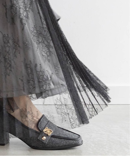 RANDA（ランダ）の「【4サイズ展開】レースプリーツドッキングレイヤードワンピース（ワンピース・レディース・ピンク/グレイッシュベージュ/グレー・1/2/00/0）」の9枚目の写真