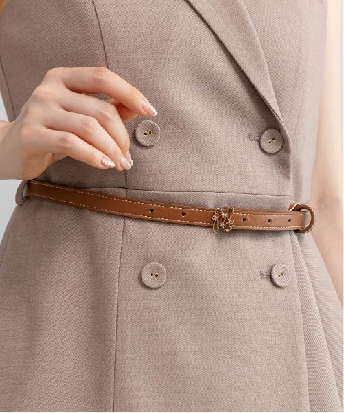 RANDA（ランダ）の「【4サイズ展開】レースプリーツドッキングレイヤードワンピース（ワンピース・レディース・ピンク/グレイッシュベージュ/グレー・1/2/00/0）」の17枚目の写真