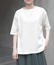 FORK&SPOON | FORK&SPOON　ミニワッフル5分袖Tシャツ(Tシャツ/カットソー)