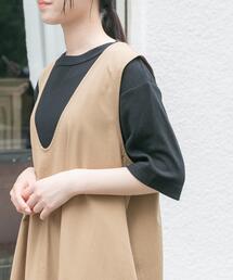 FORK&SPOON | FORK&SPOON　ミニワッフル5分袖Tシャツ(Tシャツ/カットソー)