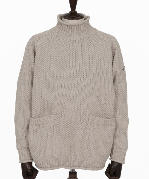 CALL&RESPONSE（コールアンドレスポンス）の「mn3148-ざっくりニットPO-サイセンタク プルオーバー（ニット/セーター・メンズ・ブラウン/ベージュ/ブラック・2/4）」の22枚目の写真