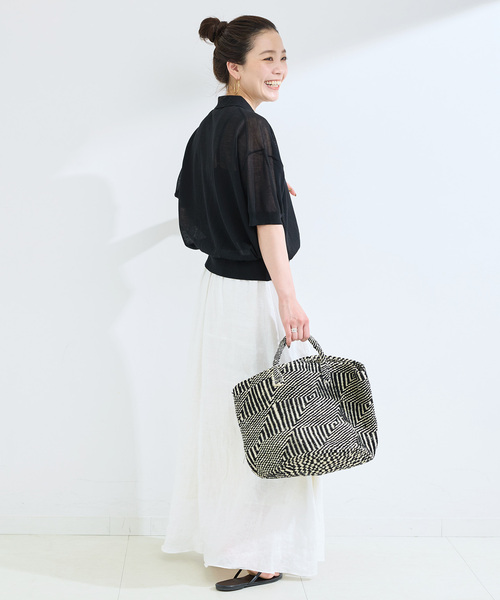 B.C STOCK(ベーセーストック)の「《追加》【WEB限定】手洗い可 / シアースキッパープルオーバー(ニット/セーター・レディース・ブラック/レッド/アイボリー・FREE)」の10枚目の写真