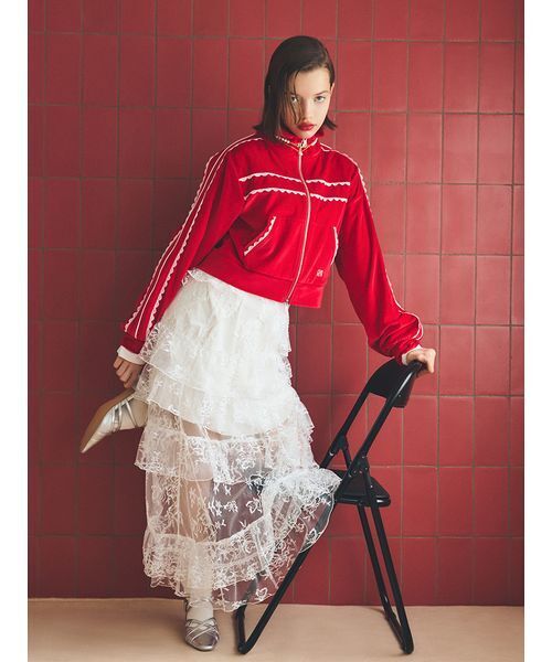 FURFUR サイドレースベロアトラックジャケット ファーファー FURFUR サイドレースベロアトラックジャケット