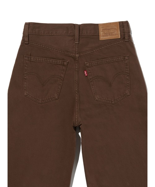 セール】Levi's/リーバイス RIBCAGE WIDE LEG ジーンズ ブラウン