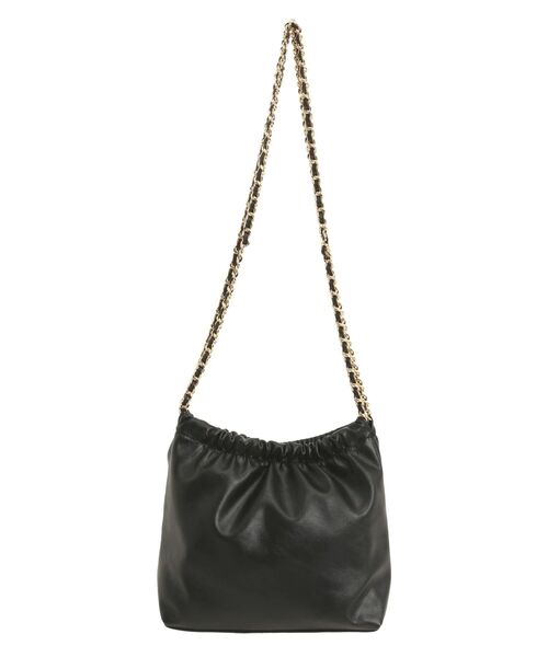 EVRIS（エヴリス）の「スタッズチェーンBIGショルダーBAG（ショルダーバッグ・レディース・ホワイト/ブラック・FREE）」の7枚目の写真