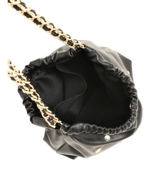 EVRIS（エヴリス）の「スタッズチェーンBIGショルダーBAG（ショルダーバッグ・レディース・ホワイト/ブラック・FREE）」の18枚目の写真