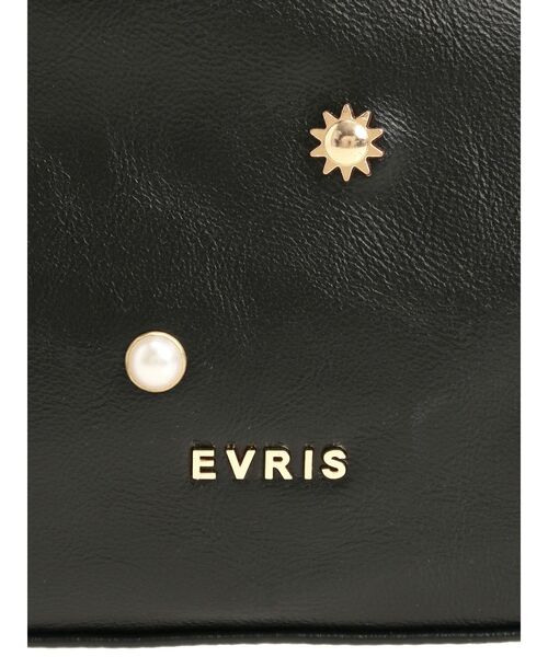 EVRIS（エヴリス）の「スタッズチェーンBIGショルダーBAG（ショルダーバッグ・レディース・ホワイト/ブラック・FREE）」の13枚目の写真