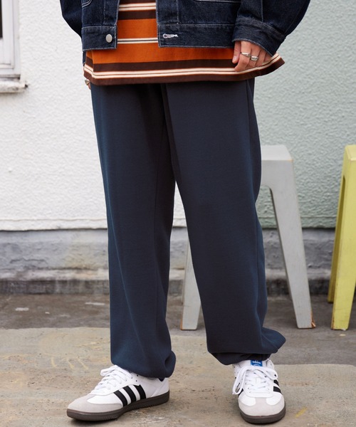 BARK MANHATTAN（バークマンハッタン）の「【BARK MANHATTAN】オーバーサイズイージースウェットパンツ（スウェットパンツ・メンズ・オートミール/ブラック/ネイビー/杢グレー/レッド/グレイッシュベージュ・L/M/XL/S）」の5枚目の写真