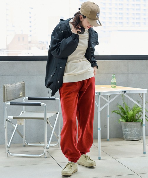 BARK MANHATTAN(バークマンハッタン)の「【BARK MANHATTAN】オーバーサイズイージースウェットパンツ(スウェットパンツ・メンズ・オートミール/ブラック/ネイビー/杢グレー/レッド/グレイッシュベージュ・L/M/XL/S)」の8枚目の写真