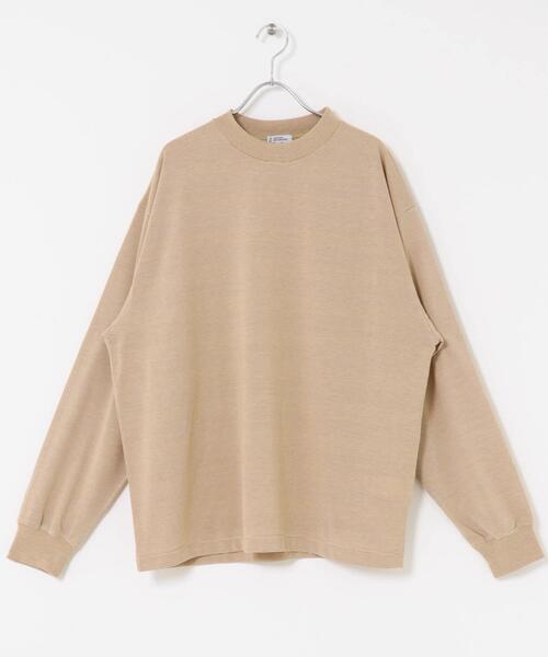 FORK&SPOON（フォークアンドスプーン）の「FORK&SPOON　CAVEボーダーロングスリーブTシャツ（Tシャツ/カットソー・メンズ・チャコールグレー/ベージュ系その他・4/5）」の8枚目の写真