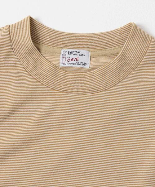 FORK&SPOON（フォークアンドスプーン）の「FORK&SPOON　CAVEボーダーロングスリーブTシャツ（Tシャツ/カットソー・メンズ・チャコールグレー/ベージュ系その他・4/5）」の9枚目の写真