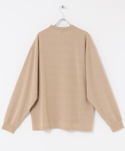 FORK&SPOON（フォークアンドスプーン）の「FORK&SPOON　CAVEボーダーロングスリーブTシャツ（Tシャツ/カットソー・メンズ・チャコールグレー/ベージュ系その他・4/5）」の11枚目の写真