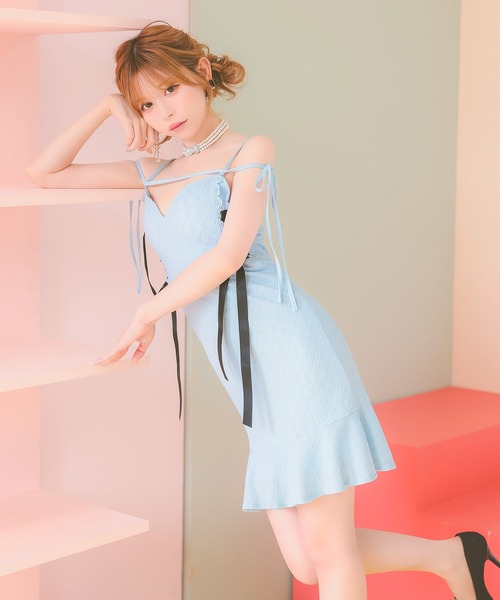 セール】キャバドレス ミニ タイト キャミソール ノースリーブ