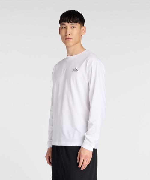 NEW BALANCE(ニューバランス)の「574 シューパッチロングスリーブTシャツ(Tシャツ/カットソー・メンズ・ブラック/ライトグレー/ホワイト・MEDIUM/LARGE/X-LARGE/SMALL/XX-LARGE)」の10枚目の写真