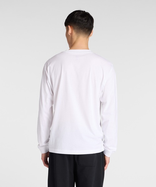 NEW BALANCE(ニューバランス)の「574 シューパッチロングスリーブTシャツ(Tシャツ/カットソー・メンズ・ブラック/ライトグレー/ホワイト・MEDIUM/LARGE/X-LARGE/SMALL/XX-LARGE)」の11枚目の写真