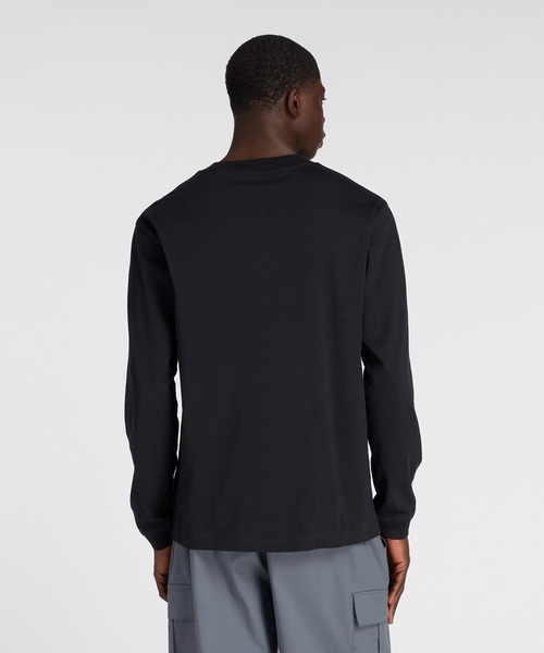 NEW BALANCE(ニューバランス)の「574 シューパッチロングスリーブTシャツ(Tシャツ/カットソー・メンズ・ブラック/ライトグレー/ホワイト・MEDIUM/LARGE/X-LARGE/SMALL/XX-LARGE)」の8枚目の写真