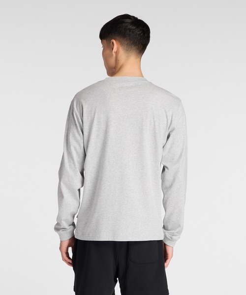 NEW BALANCE(ニューバランス)の「574 シューパッチロングスリーブTシャツ(Tシャツ/カットソー・メンズ・ブラック/ライトグレー/ホワイト・MEDIUM/LARGE/X-LARGE/SMALL/XX-LARGE)」の18枚目の写真