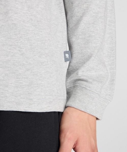 NEW BALANCE(ニューバランス)の「574 シューパッチロングスリーブTシャツ(Tシャツ/カットソー・メンズ・ブラック/ライトグレー/ホワイト・MEDIUM/LARGE/X-LARGE/SMALL/XX-LARGE)」の20枚目の写真