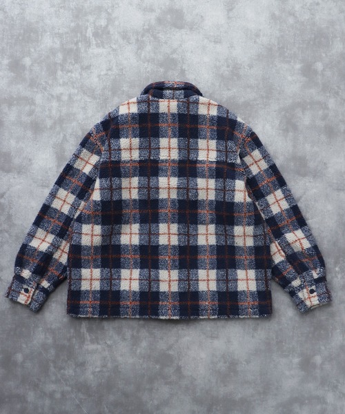 The Endless Summer(エンドレスサマー)の「TES BOA SURF CHECK JACKET / ボアジャケット(その他アウター・メンズ・ブルーグレー/カーキ/ワイン/ブラック/ホワイト・LARGE/MEDIUM)」の12枚目の写真