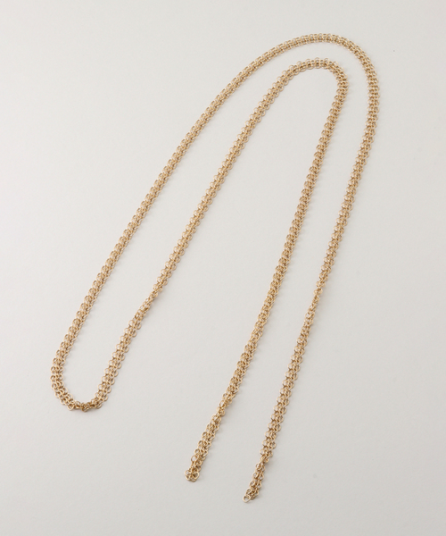 plage（プラージュ）の「PASCALE LION / パスカルリオン CHAIN LONG TIE ネックレス（ネックレス・レディース・ゴールド・FREE）」の5枚目の写真