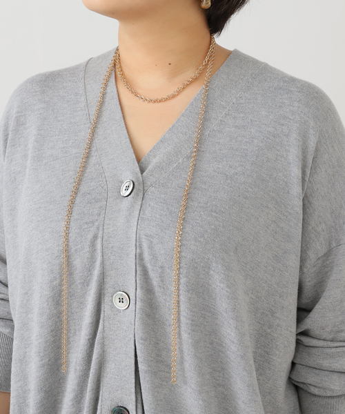 plage（プラージュ）の「PASCALE LION / パスカルリオン CHAIN LONG TIE ネックレス（ネックレス・レディース・ゴールド・FREE）」の2枚目の写真