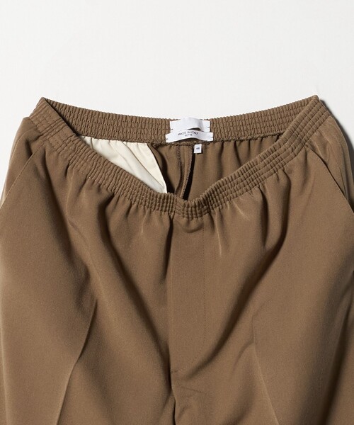 CELLAR DOOR（セラドール）の「＜Cellar Door＞ALFRED/ソリッド ツイル オールギャザー イージースラックス（スラックス・メンズ・ブラック/ベージュ・46/50/48/44）」の8枚目の写真