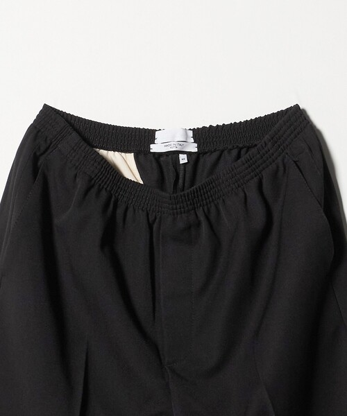 CELLAR DOOR（セラドール）の「＜Cellar Door＞ALFRED/ソリッド ツイル オールギャザー イージースラックス（スラックス・メンズ・ブラック/ベージュ・46/50/48/44）」の13枚目の写真