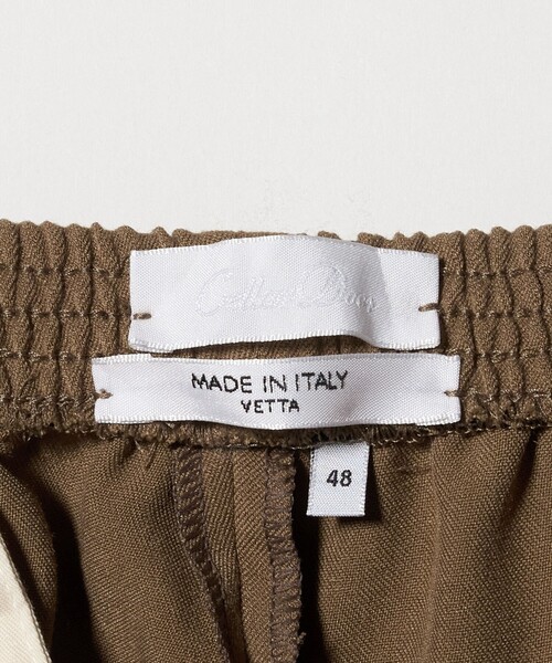 CELLAR DOOR（セラドール）の「＜Cellar Door＞ALFRED/ソリッド ツイル オールギャザー イージースラックス（スラックス・メンズ・ブラック/ベージュ・46/50/48/44）」の15枚目の写真