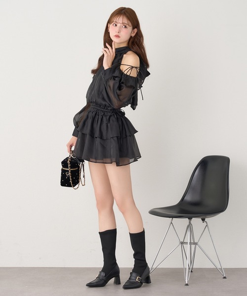 ナイスクラップ アメスリミニワンピース ブラック one after another NICE CLAUP｜【Black collection】アメスリ