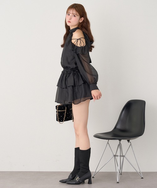 ナイスクラップ【Black collection】アメスリミニワンピース Black collection】アメスリミニワンピース | one after another