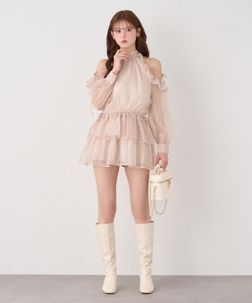 【5/6まで限定価格】NICE CLAUP アメスリミニワンピース one after another NICE CLAUP｜【Black collection】アメスリ