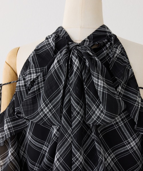 nice claupナイスクラップ アメスリミニワンピース ブラック(ドット) one after another NICE CLAUP｜【Black collection】アメスリ