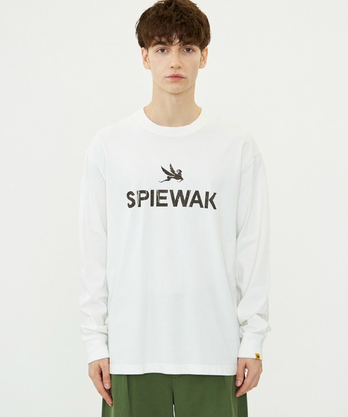 SPIEWAK（スピーワック）の「グラフィックTシャツ アイコンロゴ 長袖（Tシャツ/カットソー・メンズ・ホワイト/ブラック/ネイビー/グレー・LARGE/X-LARGE/MEDIUM）」の9枚目の写真