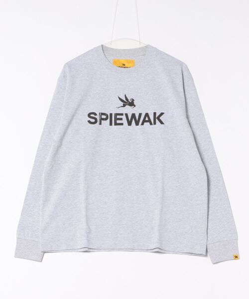 SPIEWAK（スピーワック）の「グラフィックTシャツ アイコンロゴ 長袖（Tシャツ/カットソー・メンズ・ホワイト/ブラック/ネイビー/グレー・LARGE/X-LARGE/MEDIUM）」の7枚目の写真