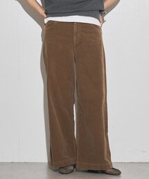 美品★ウィムガゼット　製品染めストレートパンツ ブラウン　38 Whim Gazette（ウィムガゼット）の「製品染めストレートパンツ