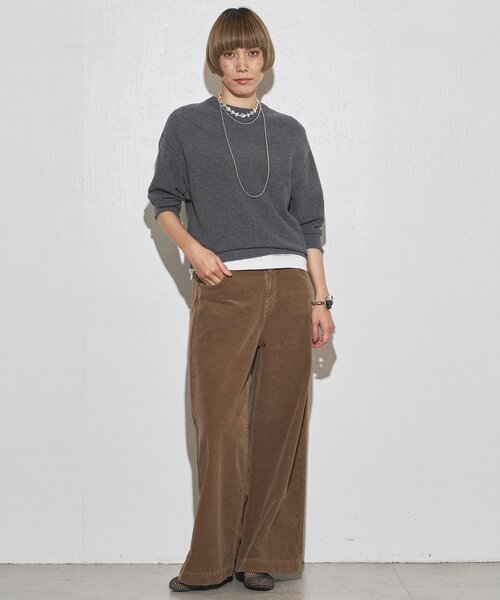 Whim Gazette（ウィムガゼット）の「【GEMINI】コーデュロイパンツ（その他パンツ・レディース・ベージュ/ブラウン・36/38）」の7枚目の写真