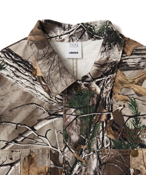 atmos(アトモス)の「atmos Tree Camo Pattern Coverall Jacket / アトモス ツリー カモパターン カバーオール ジャケット(その他アウター・メンズ・ブラウン系カモフラージュ/リアルツリーカモ/グレー系カモフラージュ・M/XL/L)」の5枚目の写真