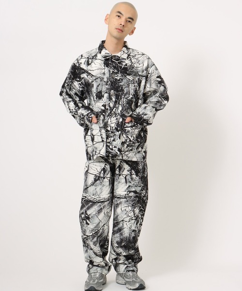 atmos(アトモス)の「atmos Tree Camo Pattern Coverall Jacket / アトモス ツリー カモパターン カバーオール ジャケット(その他アウター・メンズ・ブラウン系カモフラージュ/リアルツリーカモ/グレー系カモフラージュ・M/XL/L)」の15枚目の写真