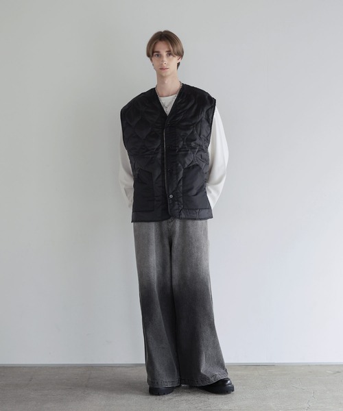 SOCCE（ソーシー）の「キルティングリバーシブルベスト（ベスト・メンズ・ブラック・XL/L/M/S）」の17枚目の写真