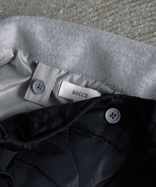 SOCCE（ソーシー）の「キルティングリバーシブルベスト（ベスト・メンズ・ブラック・XL/L/M/S）」の6枚目の写真