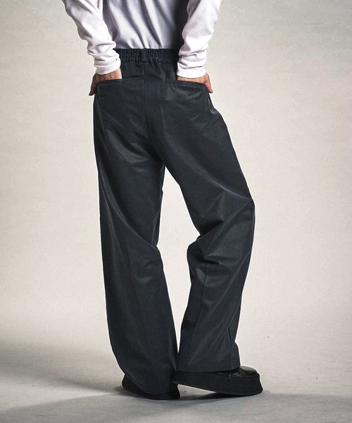 NO ID.（ノーアイディ）の「【NO ID.】Coating Twill Cocoon Trousers / コーティング ツイル コクーン トラウザーズ（その他パンツ・メンズ・ブラック/ネイビー/ブラウン・1(S)/2(M)）」の15枚目の写真